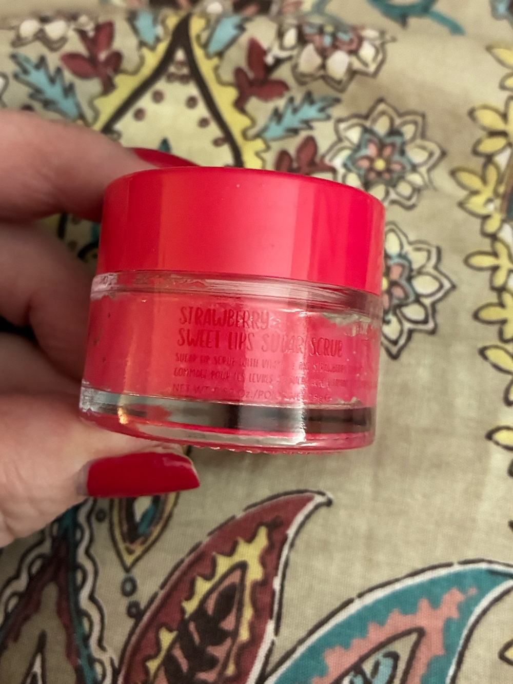 W7 Strawberry Sugar Lip Scrub